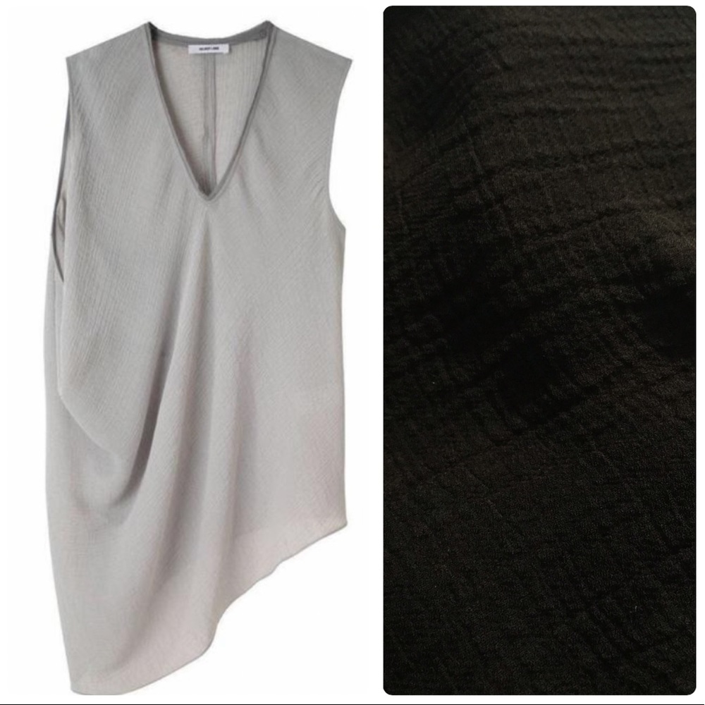 Helmet Lang Asymmetric tank (BLACK)